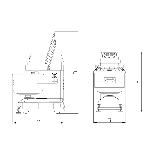 ≪y489≫美品 KELJEN/ケルジェン 自動スパイラルミキサー 電子ミキサー
